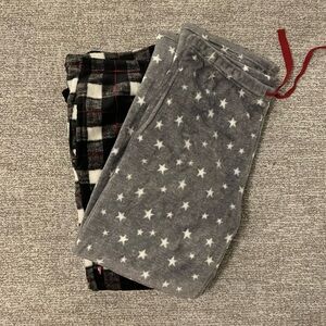2 Fuzzy Pajama Pants